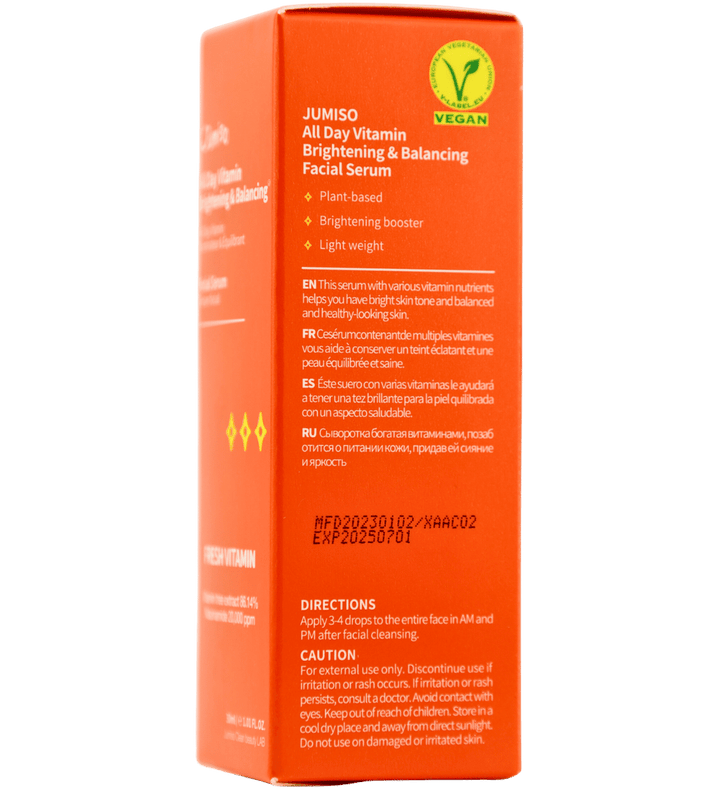 Buy Online Jumiso All Day Vitamin Brightening & Balancing Facial Serum in Sharjah - 117 Cosmetic Shop