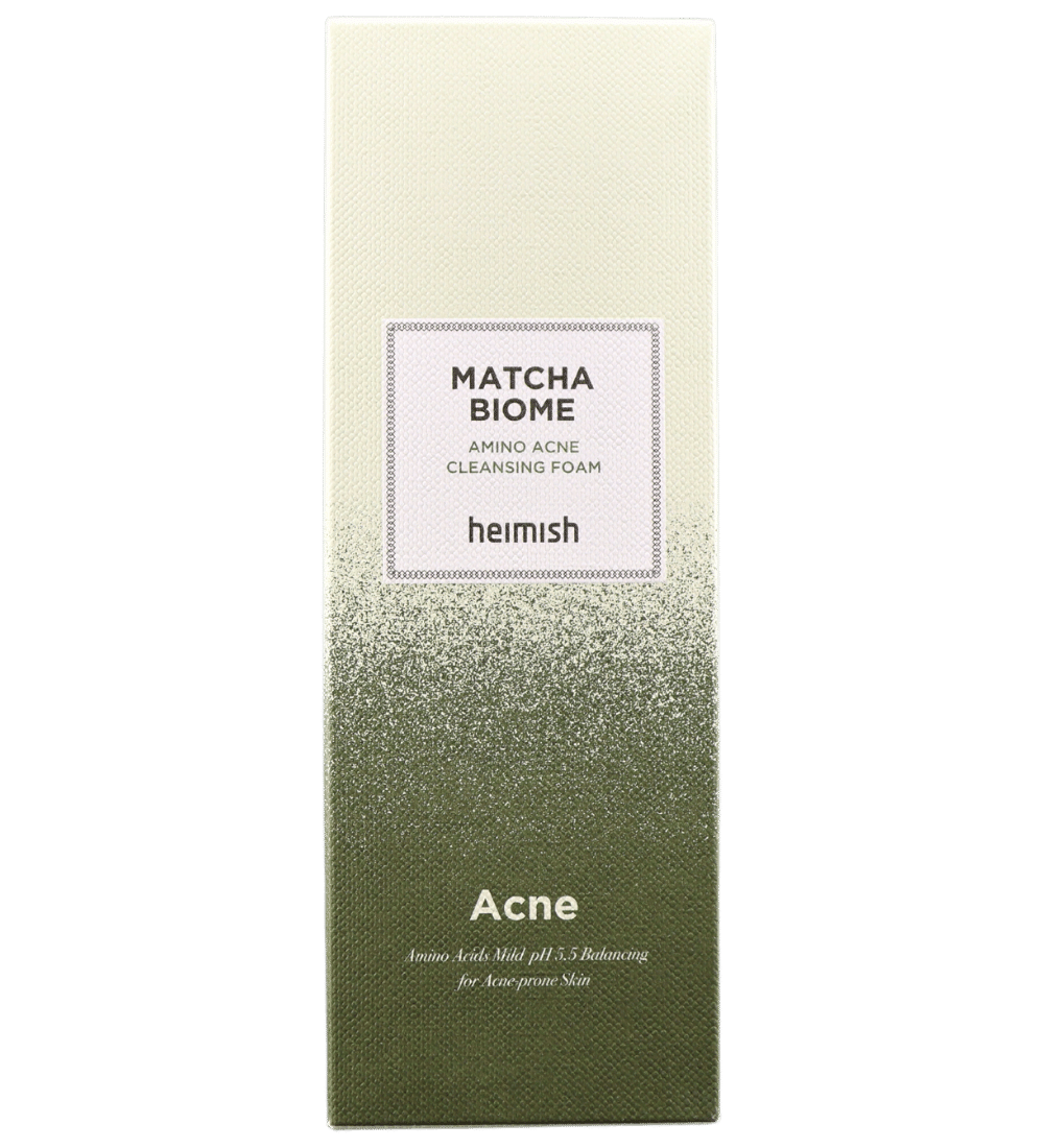 Buy Online Heimish Matcha Biome Amino Acne Cleansing Foam in UAE - 117 Cosmetic Shop