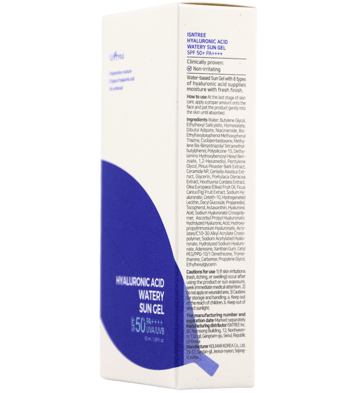 Buy Online Isntree Hyaluronic Acid Watery Sun Gel in Abu Dhabi - 117 Cosmetic Shop