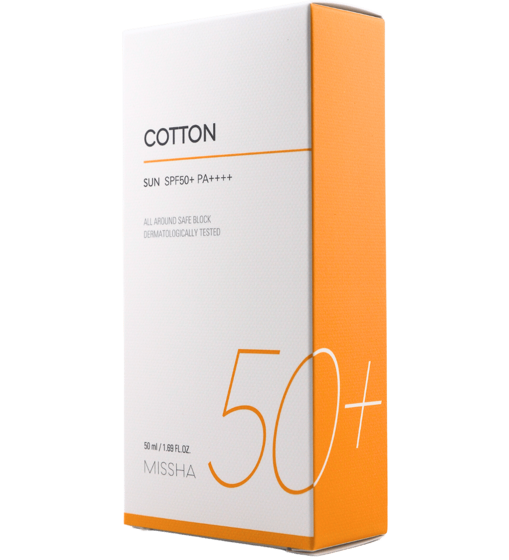 Buy Online Missha All Around Safe Block Cotton Sun in Abu Dhabi - 117 Cosmetic Shop