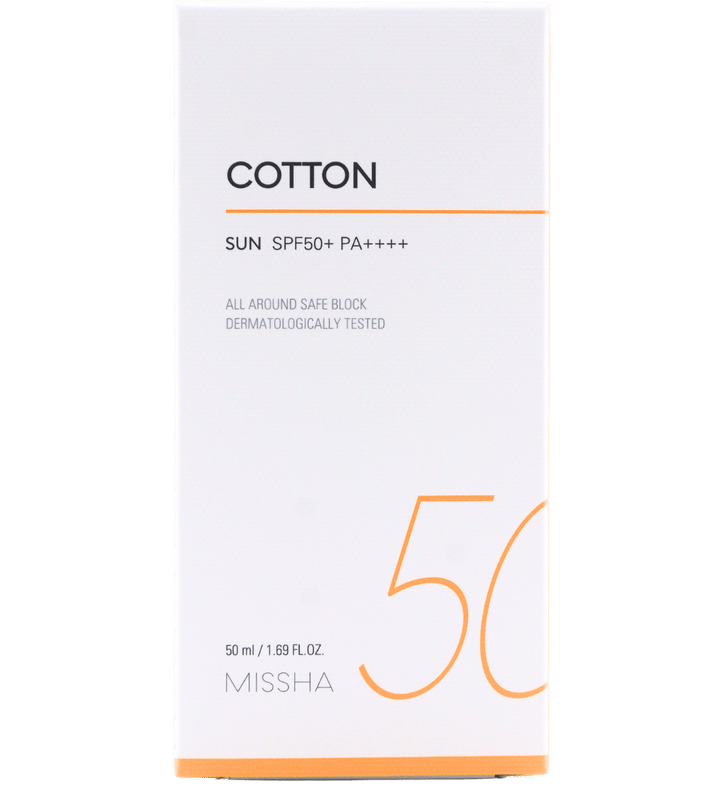 Buy Online Missha All Around Safe Block Cotton Sun in UAE - 117 Cosmetic Shop