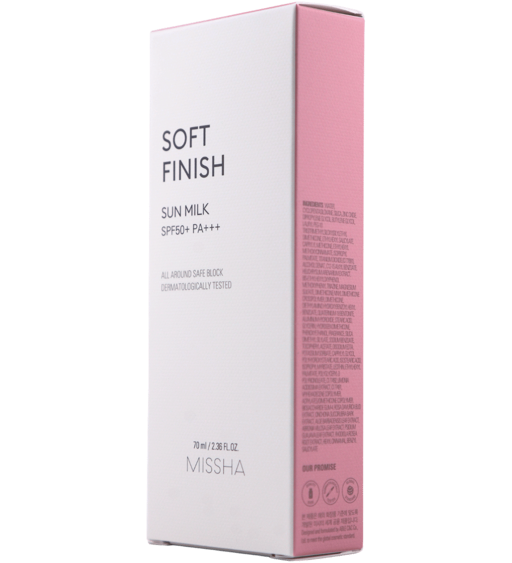 Buy Online Missha All Around Safe Block Soft Finish Sun Milk SPF50+ PA+++ in Abu Dhabi - 117 Cosmetic Shop