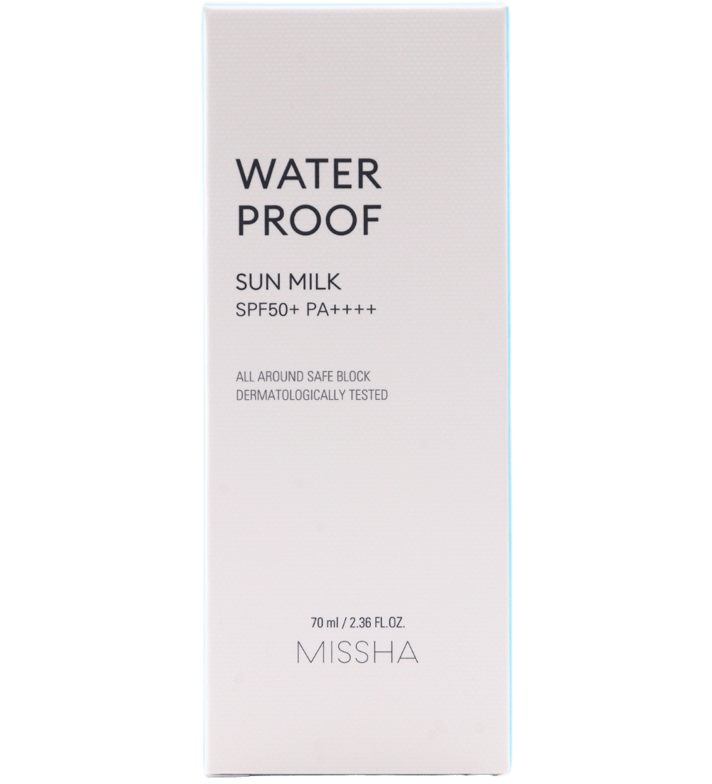 Buy Online Missha All Around Safe Block Waterproof Sun Milk SPF50+ PA++++ in UAE - 117 Cosmetic Shop