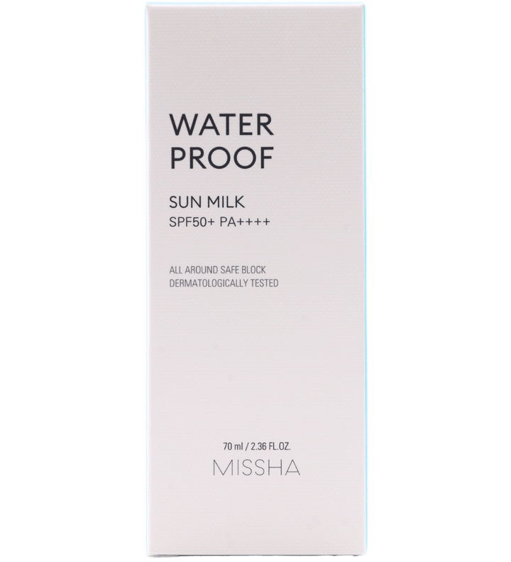 Buy Online Missha All Around Safe Block Waterproof Sun Milk SPF50+ PA++++ in UAE - 117 Cosmetic Shop