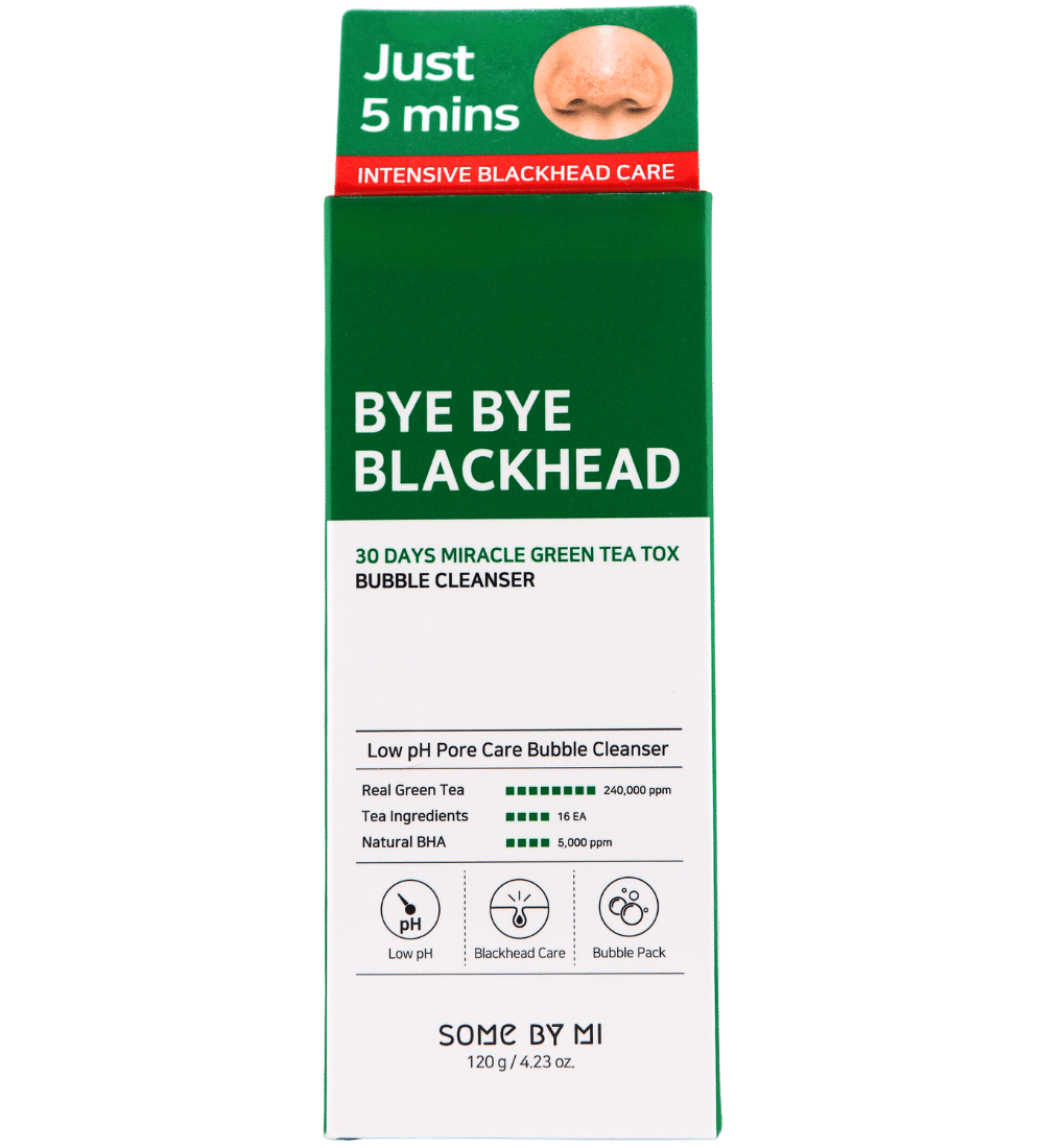 Buy Online Some By Mi Bye Bye Blackhead 30 Days Miracle Green Tea Tox Bubble Cleanser in UAE - 117 Cosmetic Shop